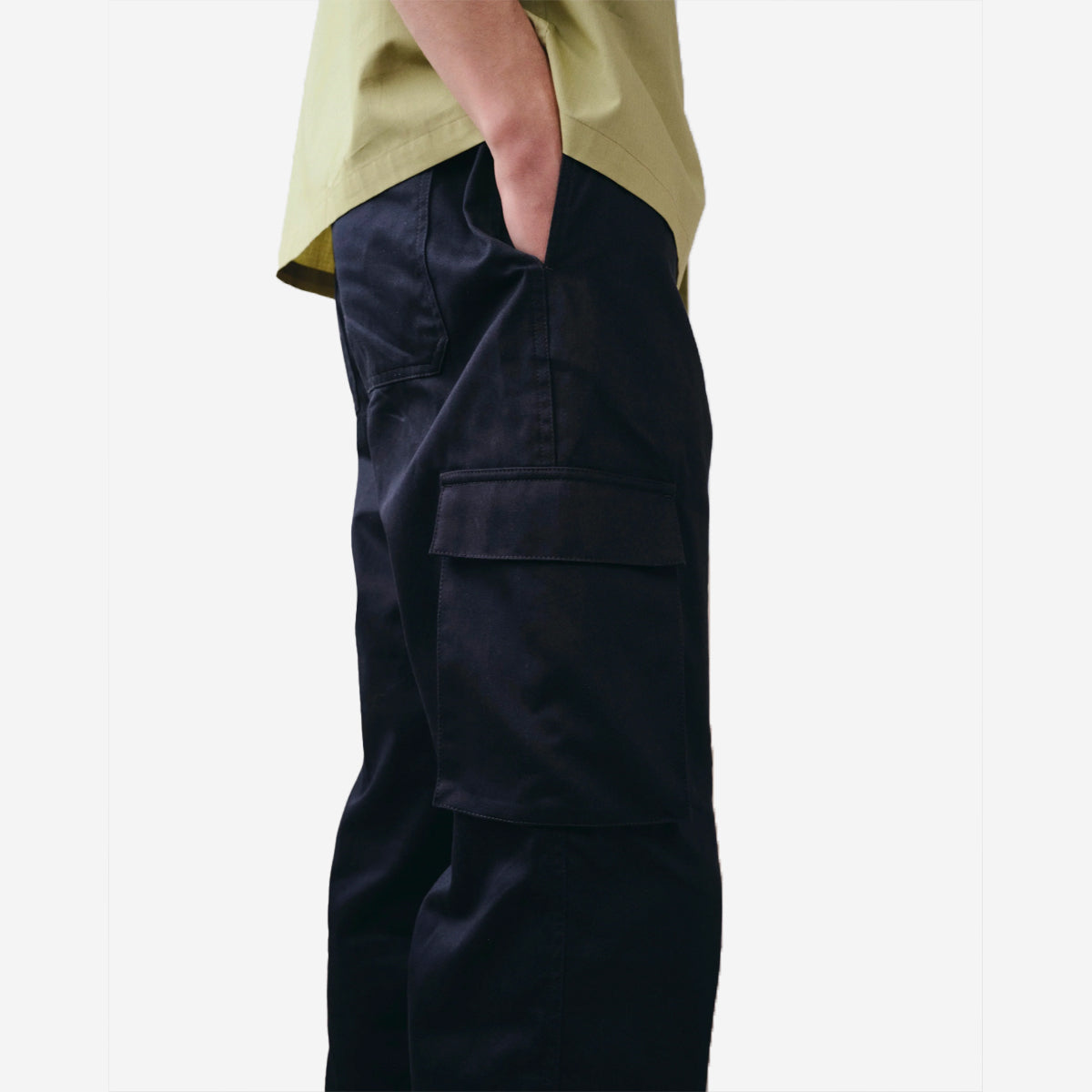 Cargo Loose Military Pants - Navy