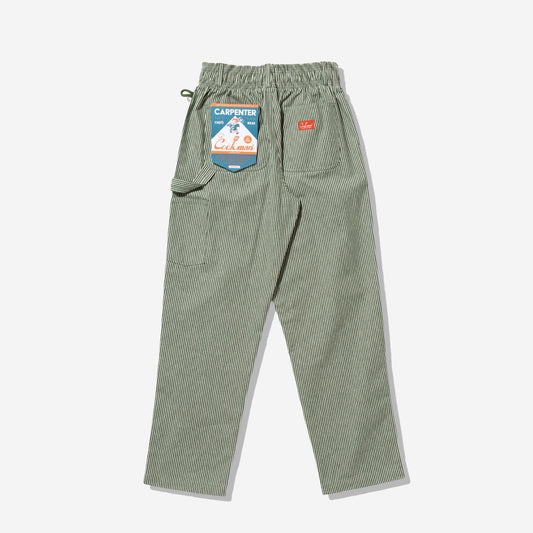 Carpenter Pants - Hickory Stripe - Green