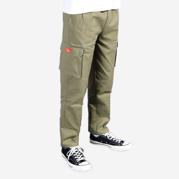 Chef Cargo Pants - Olive Twill