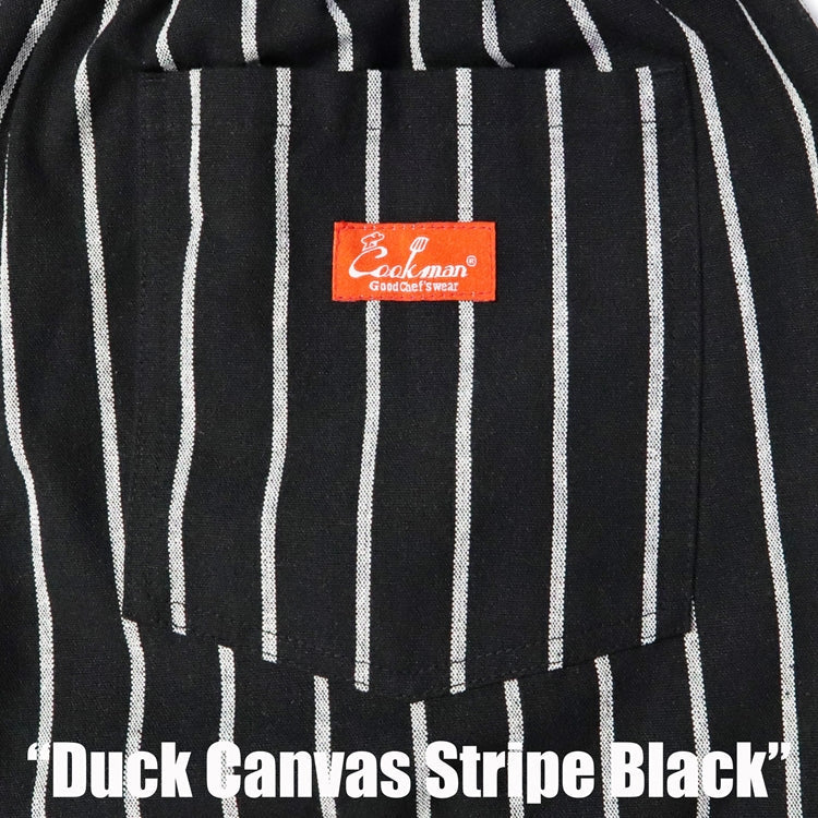 Chef Pants - Black Stripe Duck Canvas