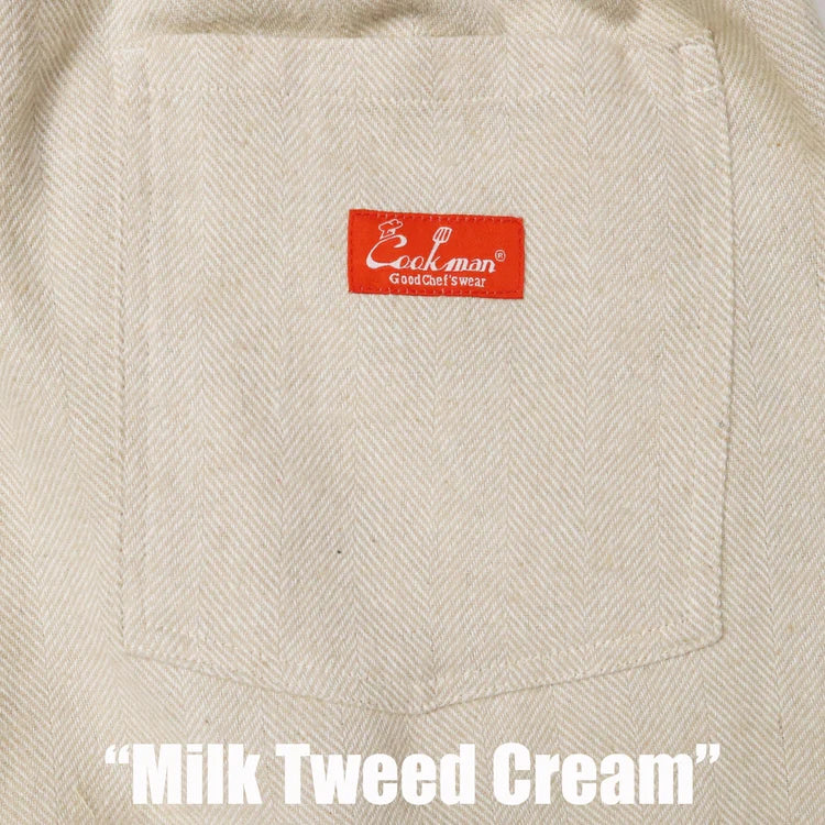 Chef Pants - Cream Milk Tweed