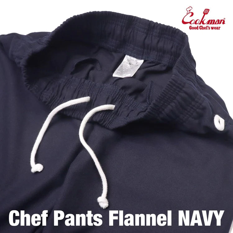 Chef Pants - Navy Flannel