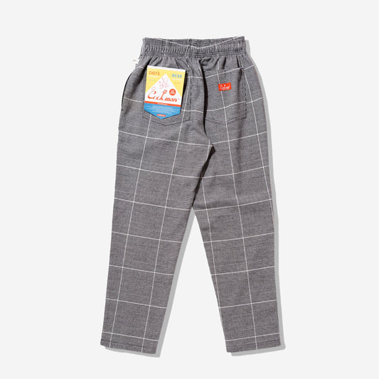 Chef Pants - Glen Check - Black