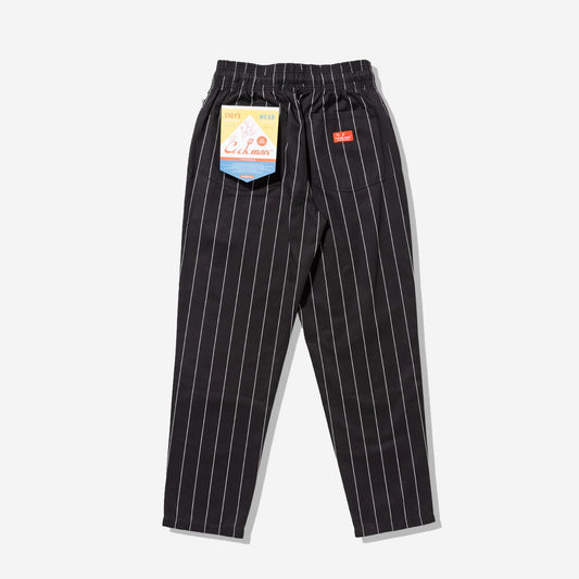 Chef Pants - Pencil Stripe - Black