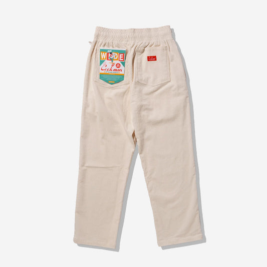 Chef Pants Semi-Wide - Corduroy - Cream