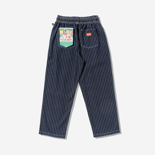 Chef Pants Semi-Wide - Navy Wabash Denim