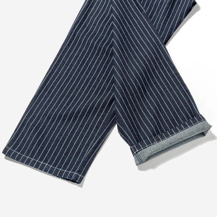 Chef Pants Semi-Wide - Navy Wabash Denim