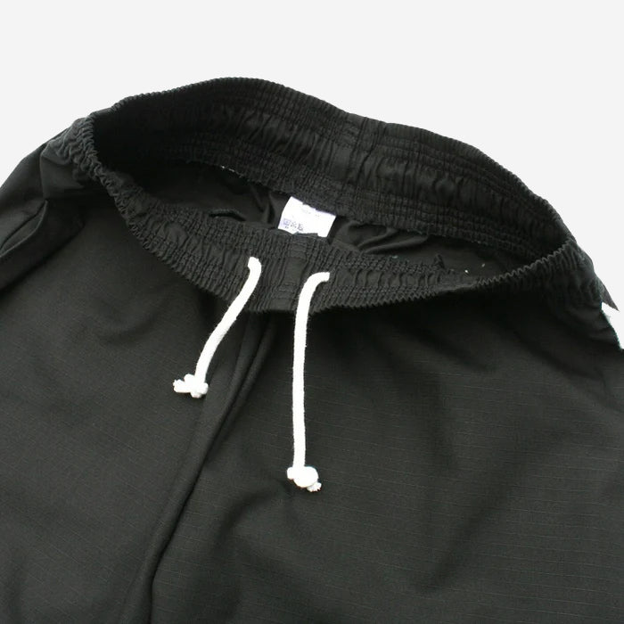 Chef Shorts Front Pocket - Black Ripstop