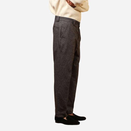 Chicago Washed Pinstripe Pant - Blue