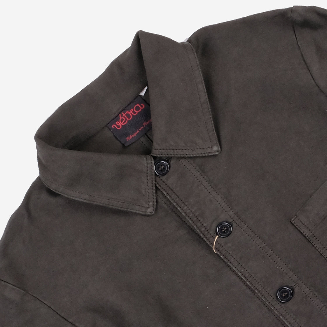 Chore Jacket - French Moleskin - Dark Olive
