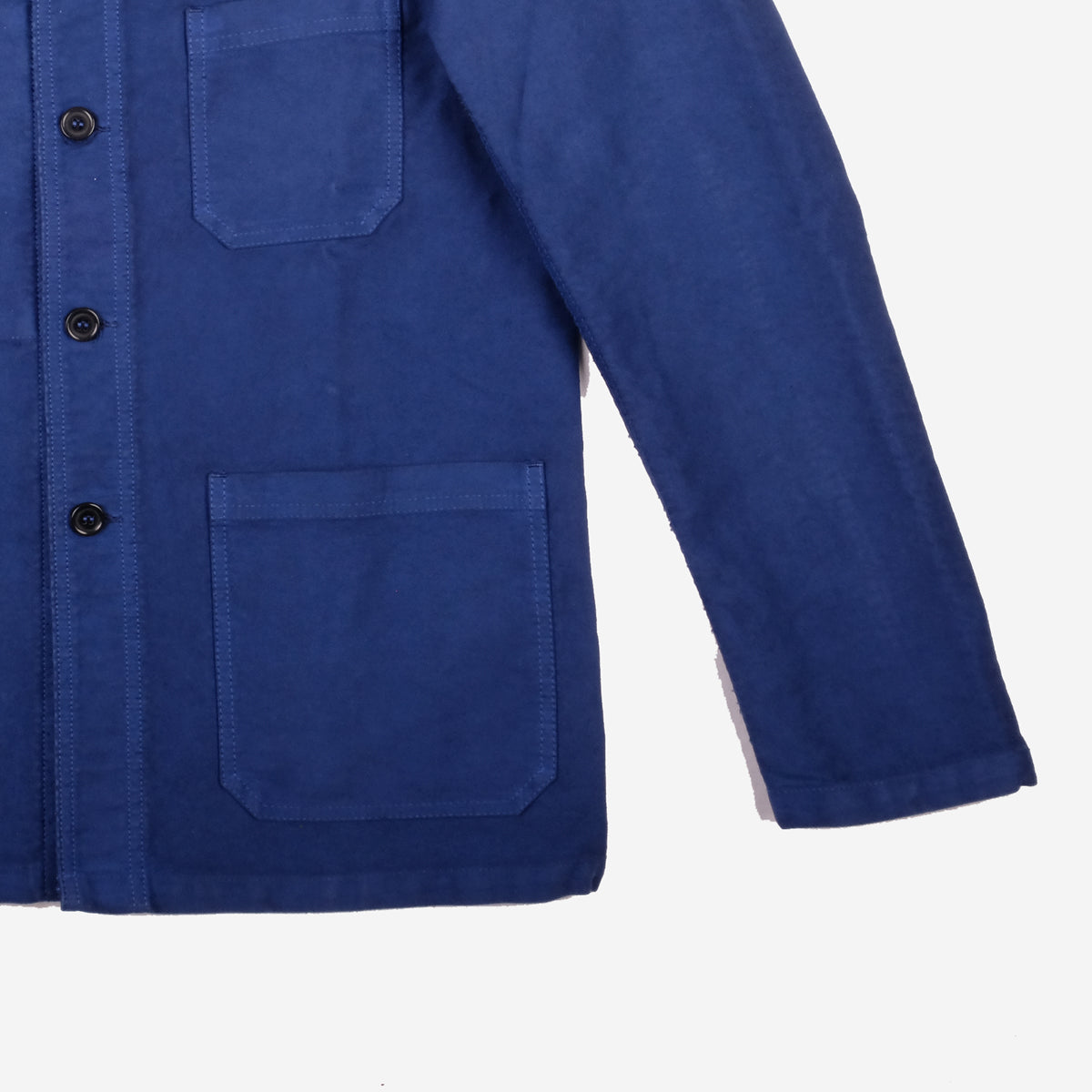 Chore Jacket - French Moleskin - Hydrone Blue