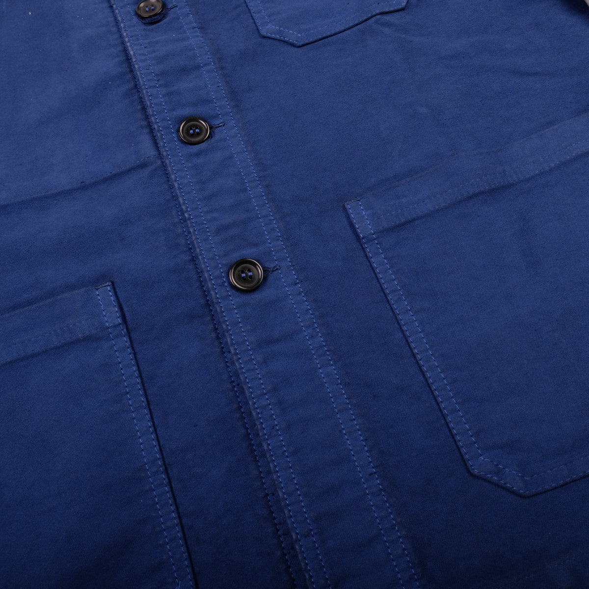 Chore Jacket - French Moleskin - Hydrone Blue