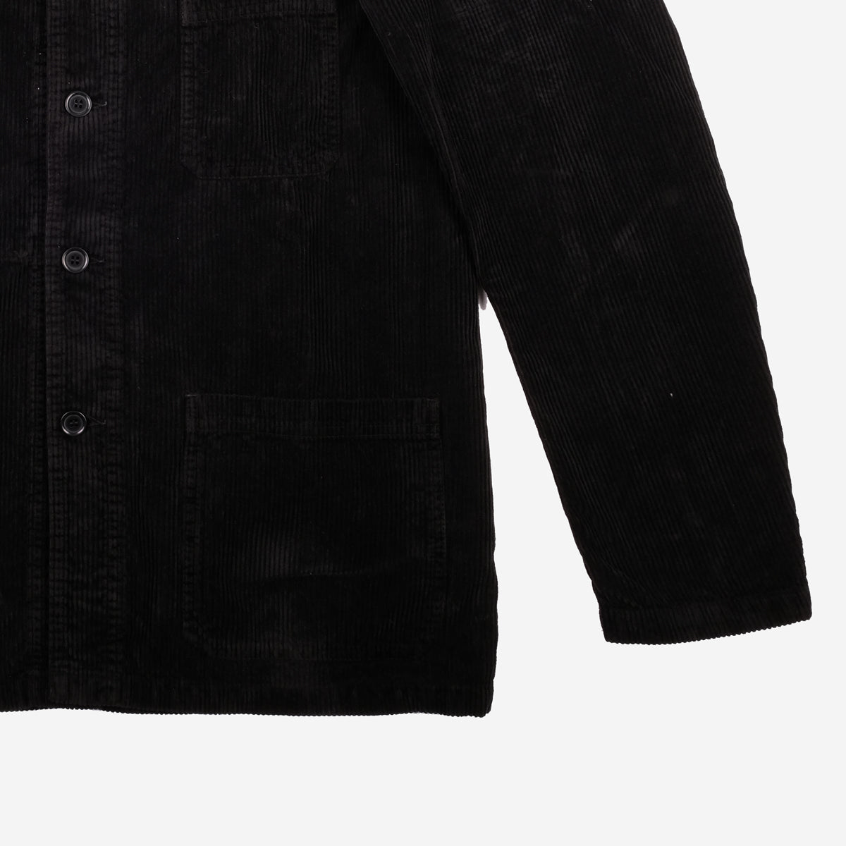 Chore Jacket - Medium Wale Corduroy - Black
