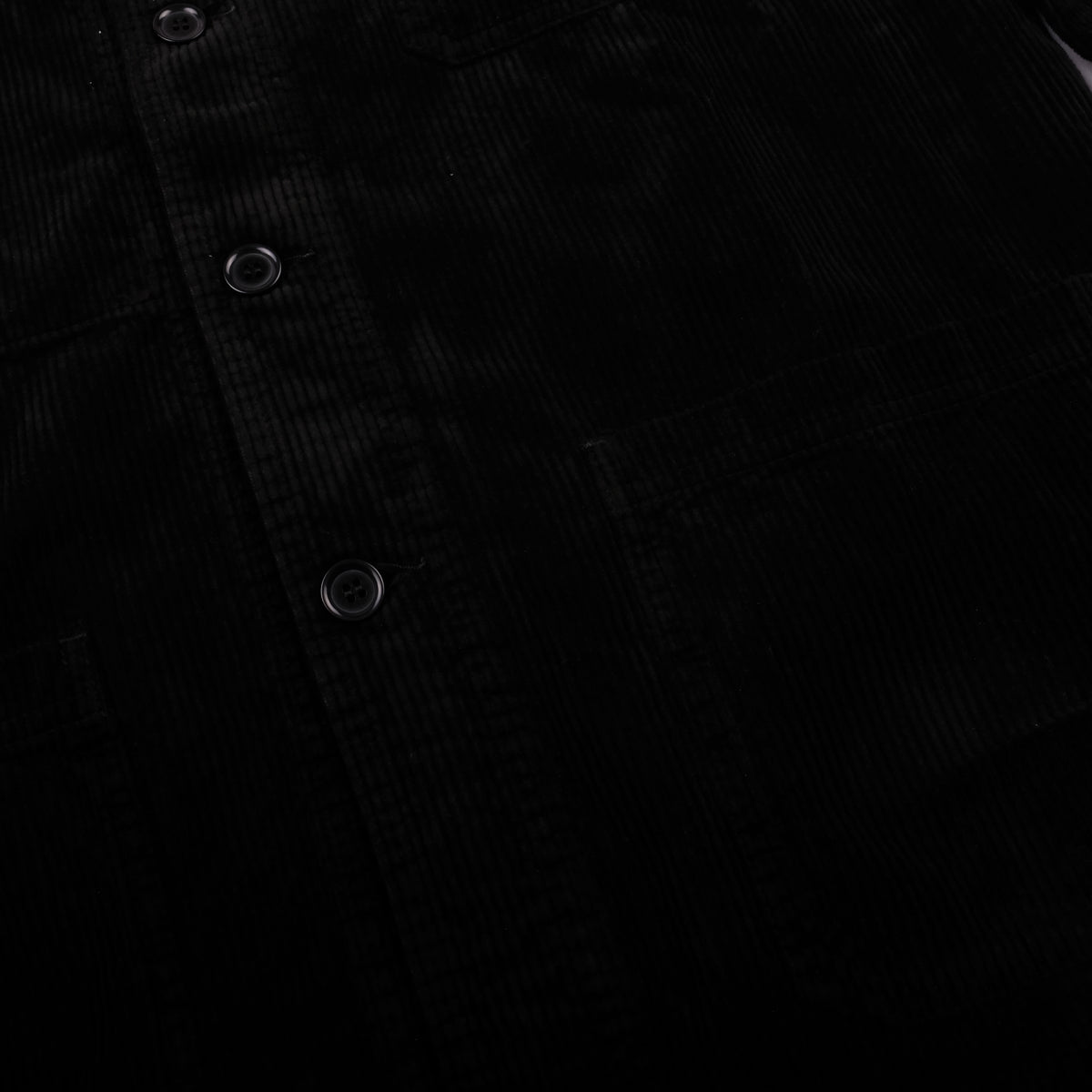 Chore Jacket - Medium Wale Corduroy - Black