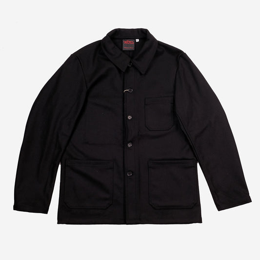 Chore Jacket - Melton Wool - Black