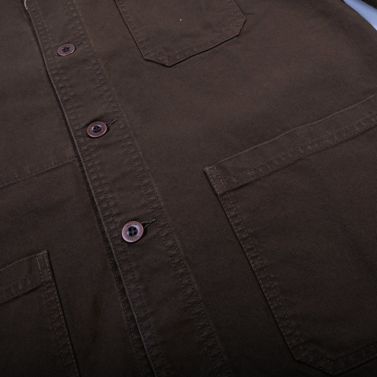 Chore Jacket - Organic Dungaree Twill - Conifer Green
