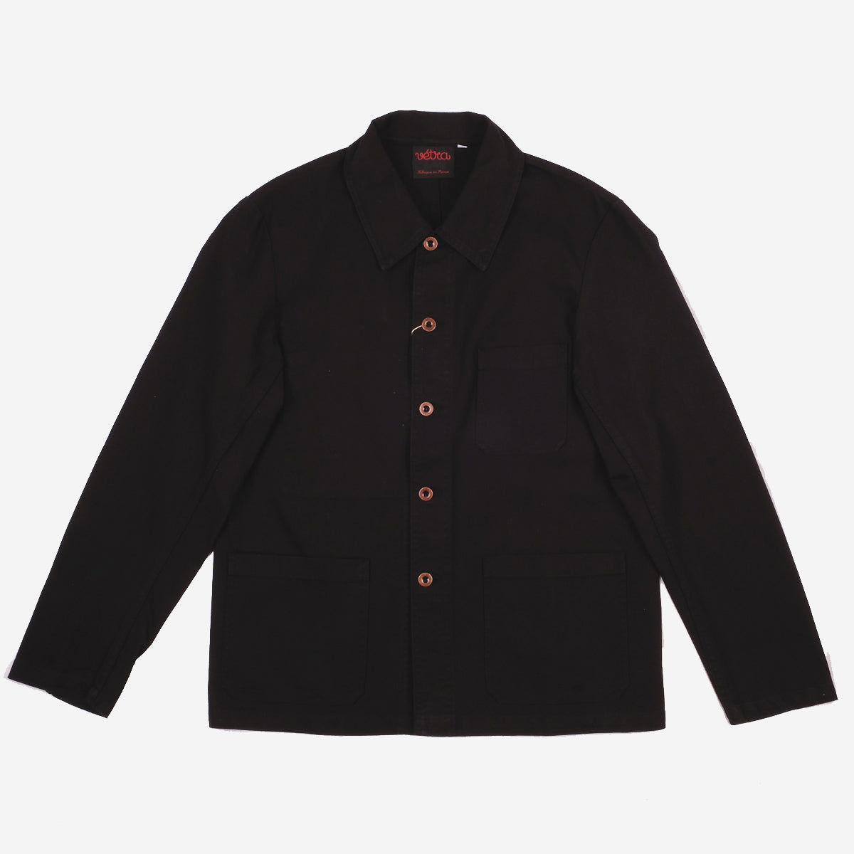 Chore Jacket - Organic Dungaree Twill - Black