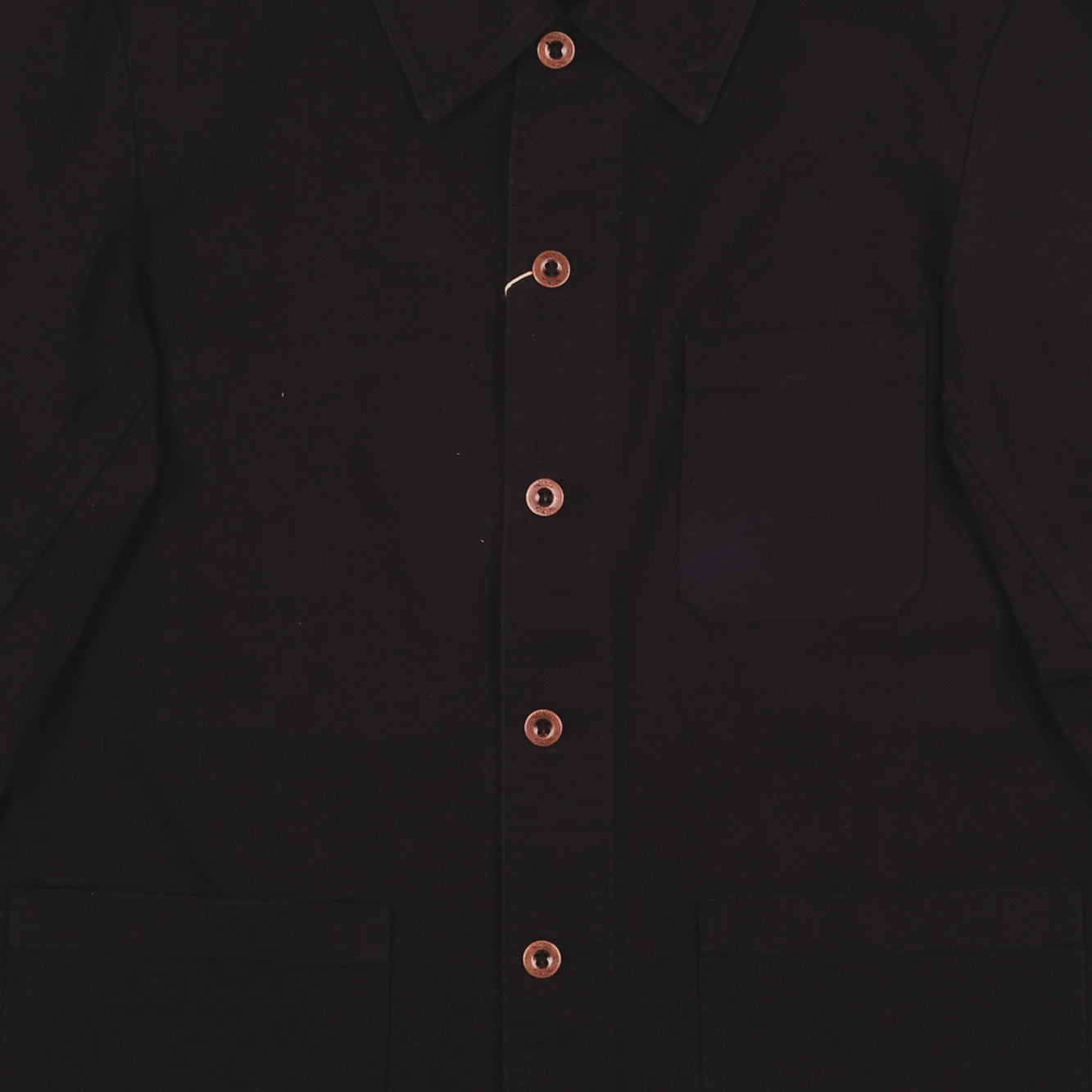 Chore Jacket - Organic Dungaree Twill - Black