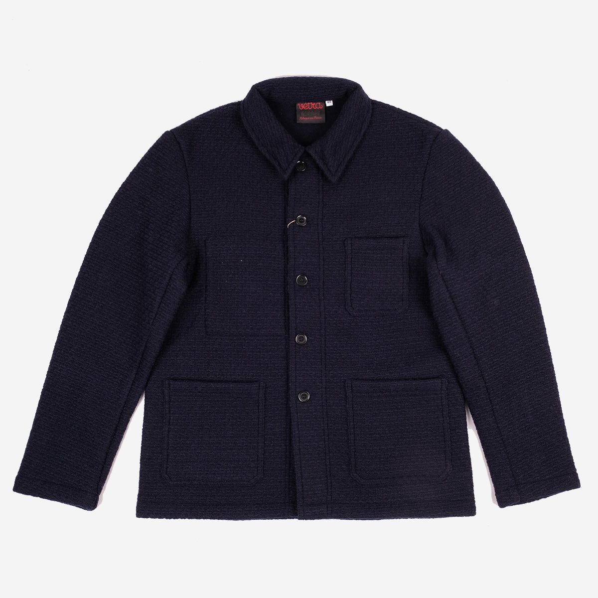 Chore Jacket - Fancy Wool - Navy