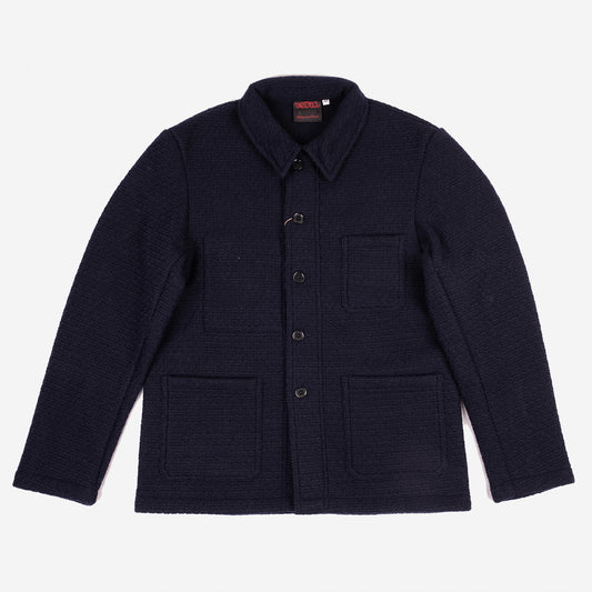 Chore Jacket - Fancy Wool - Navy