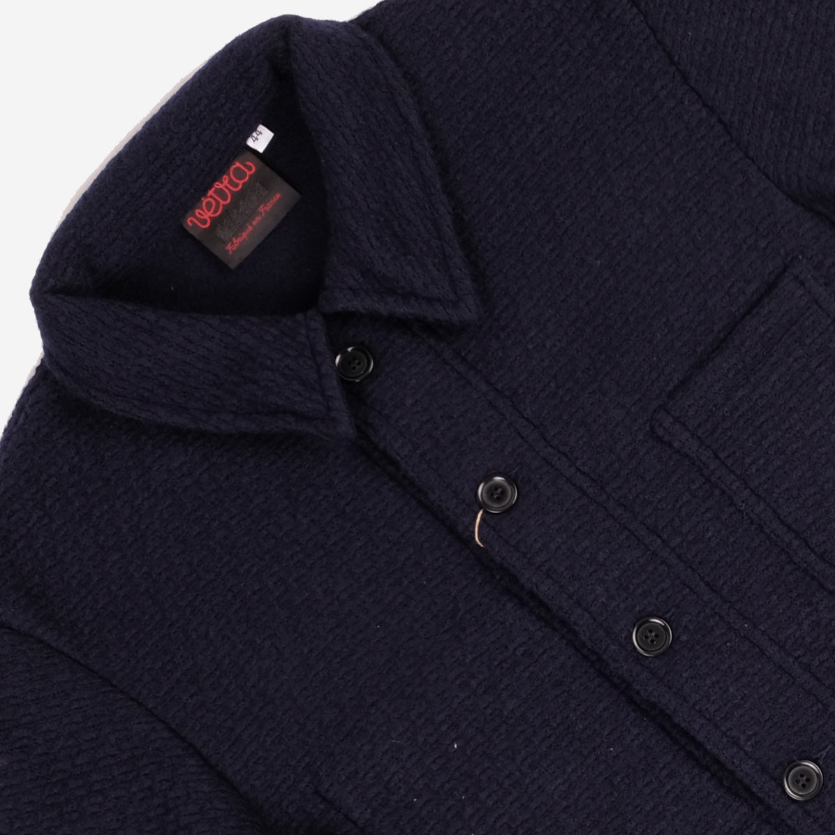 Chore Jacket - Fancy Wool - Navy