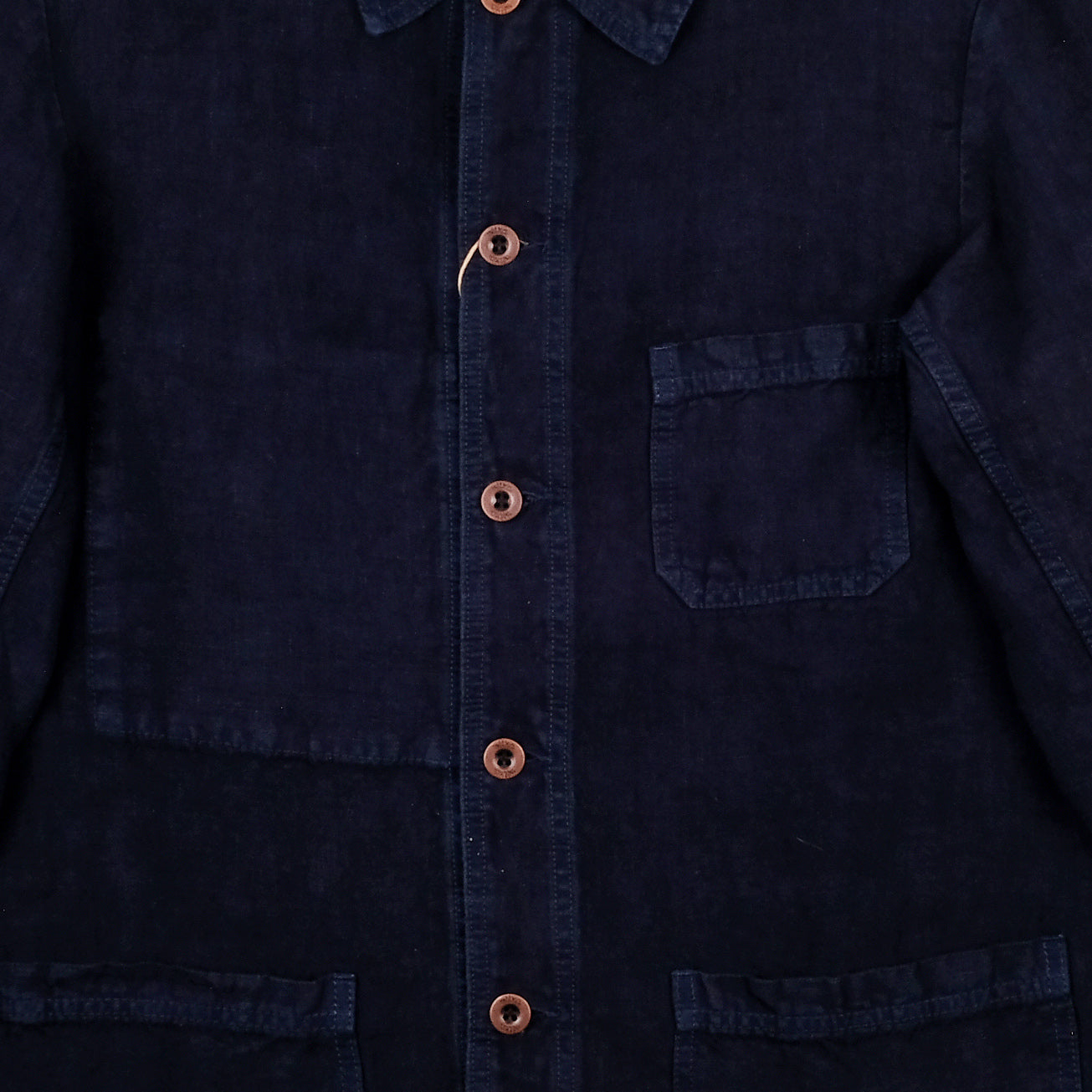 Chore Jacket - Heavy Linen Canvas - Navy