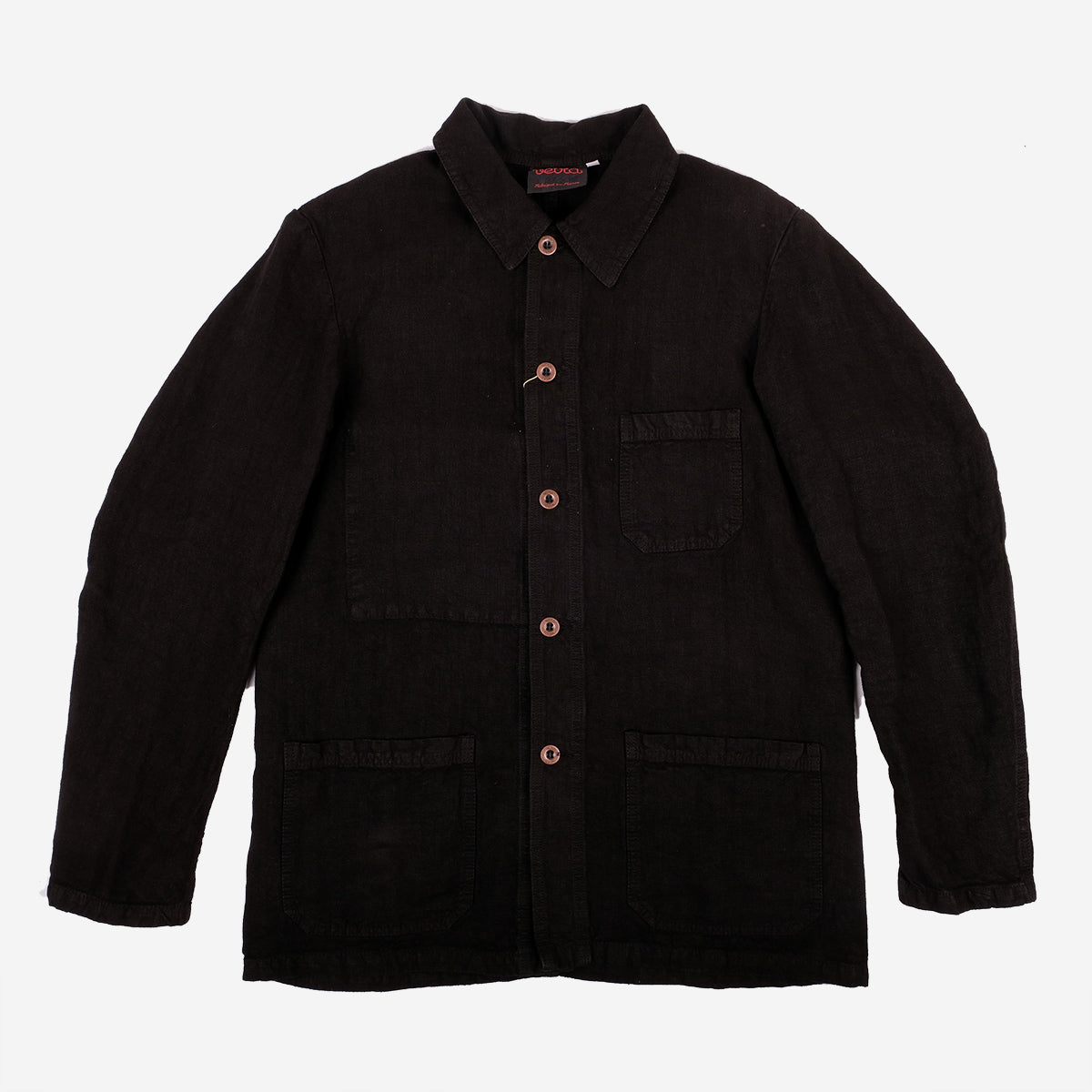 Chore Jacket - Heavy Linen Canvas - Black