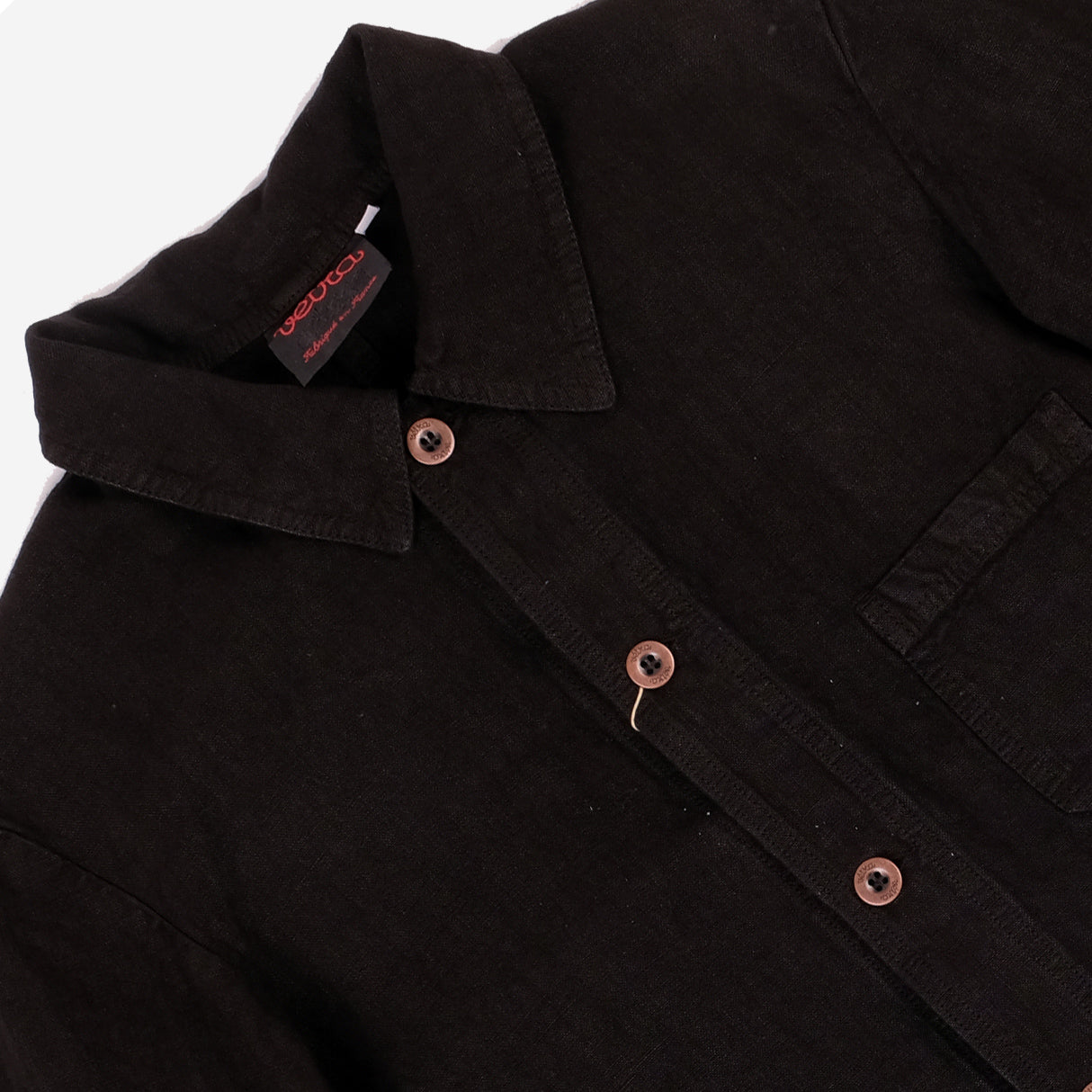 Chore Jacket - Heavy Linen Canvas - Black
