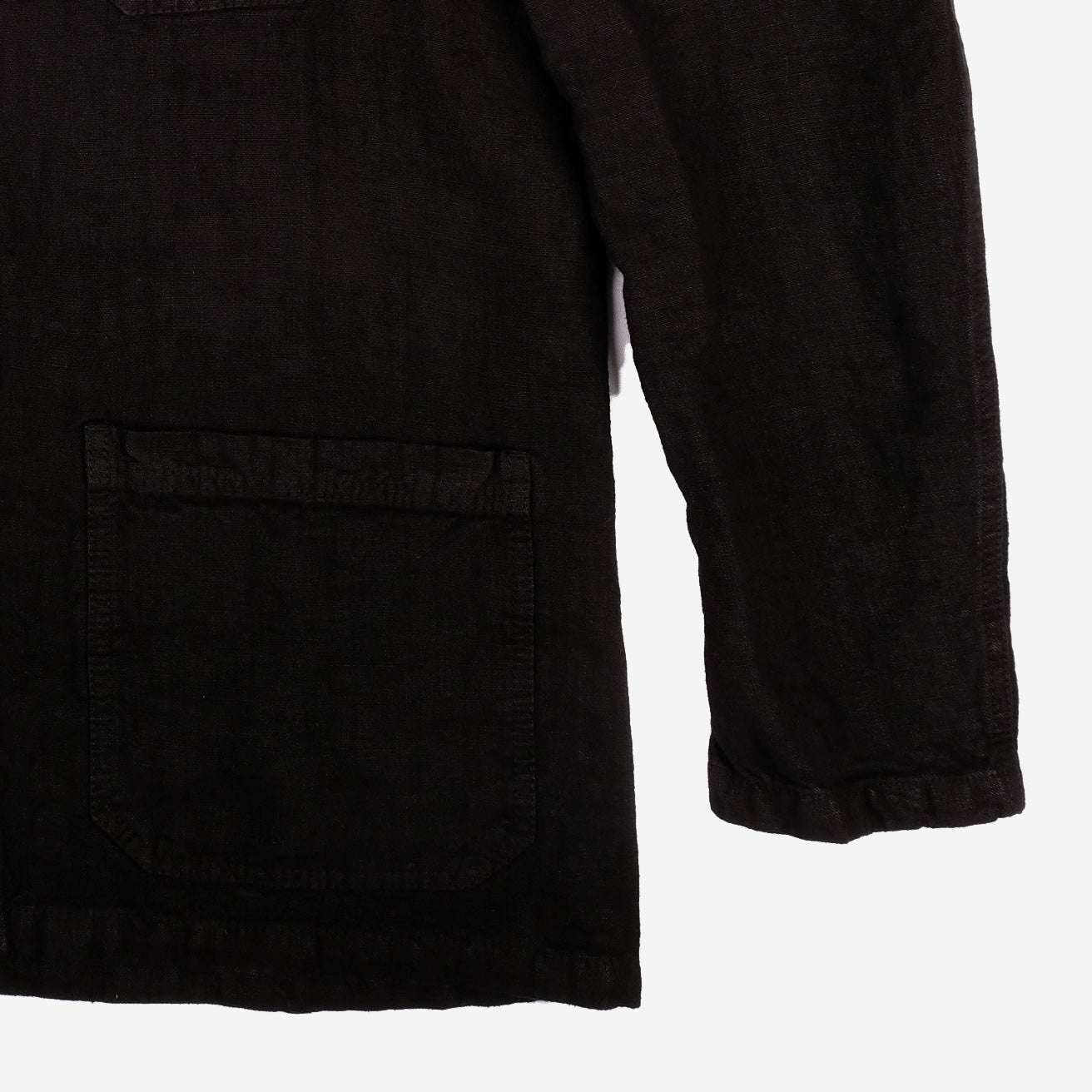 Chore Jacket - Heavy Linen Canvas - Black