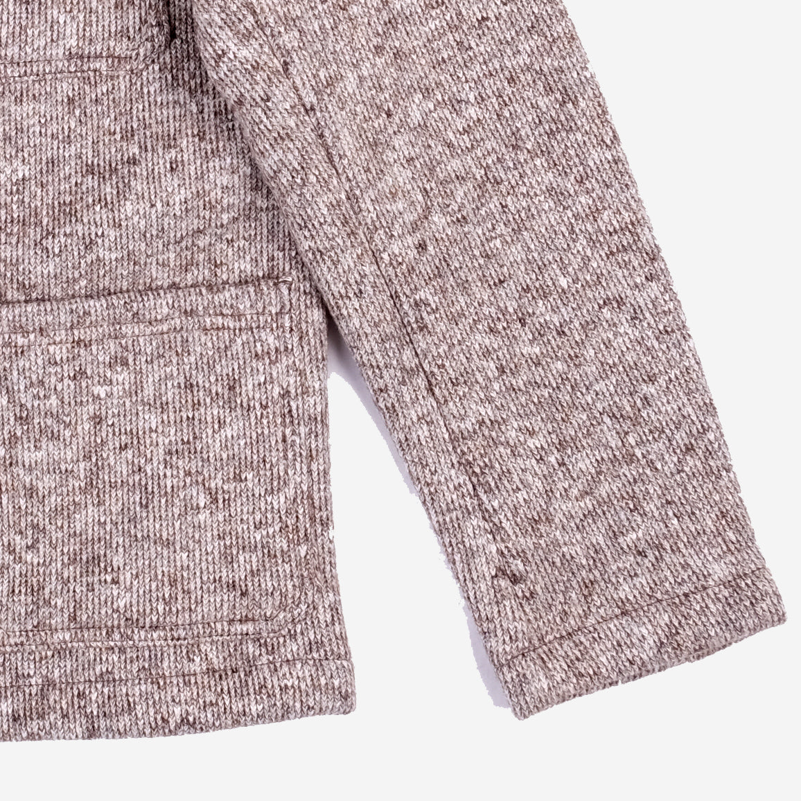 Chore Jacket - Knitted Wool - Brown Marl