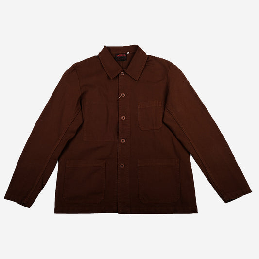 Chore Jacket - Organic Dungaree Twill - Date Brown