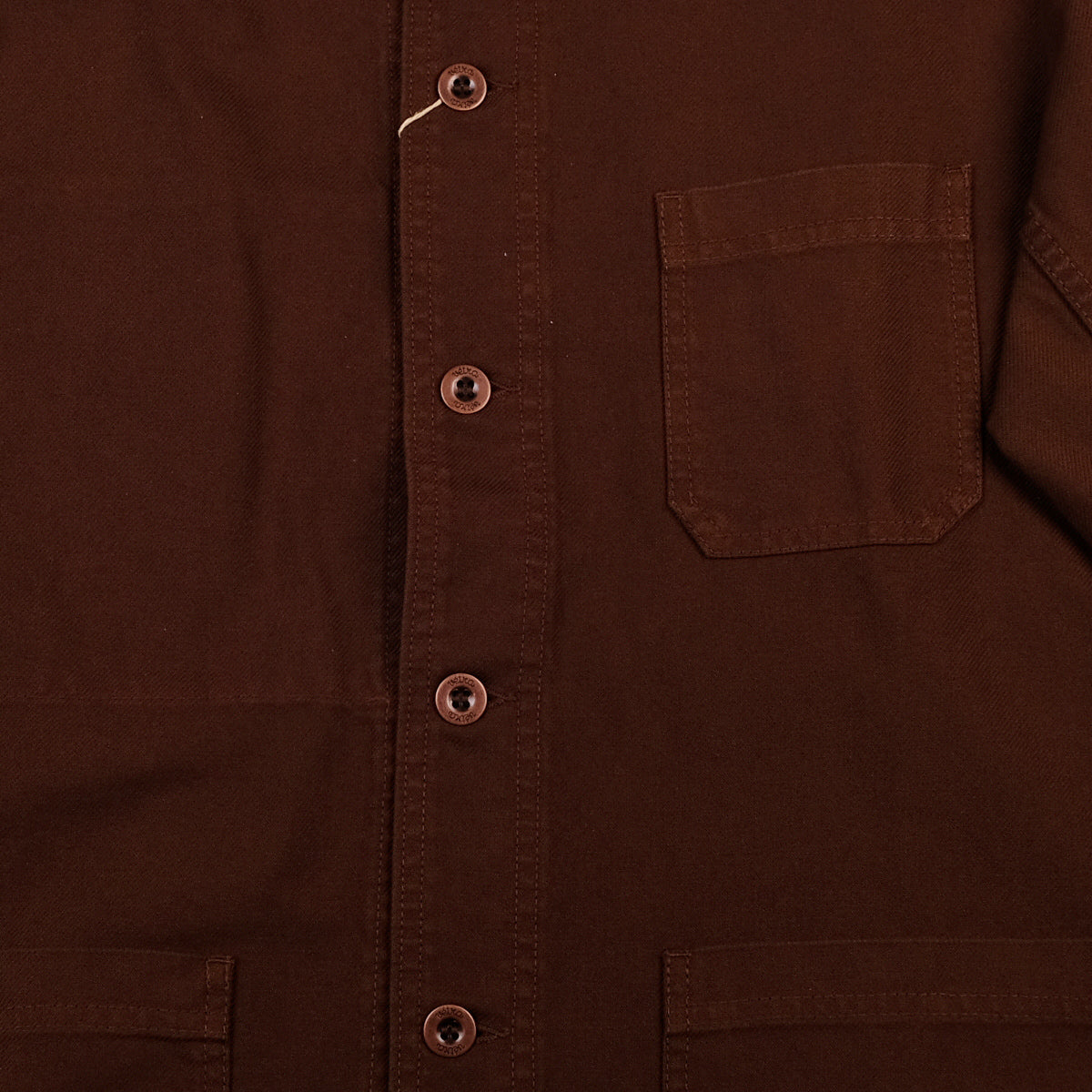 Chore Jacket - Organic Dungaree Twill - Date Brown