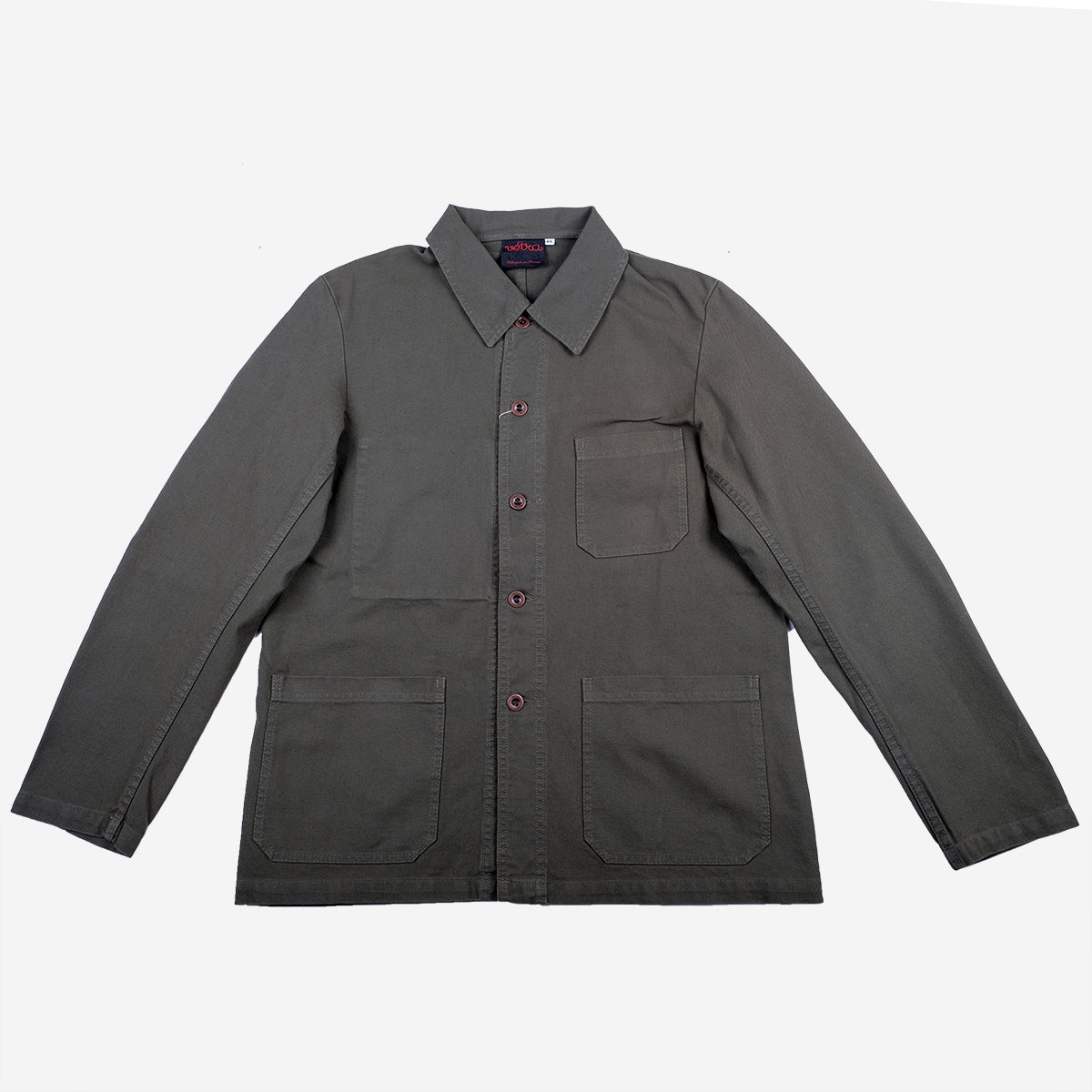 Chore Jacket - Organic Dungaree Twill - Overdyed Jade Green