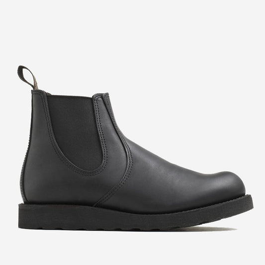 Classic Chelsea Leather Boots - Black Harness