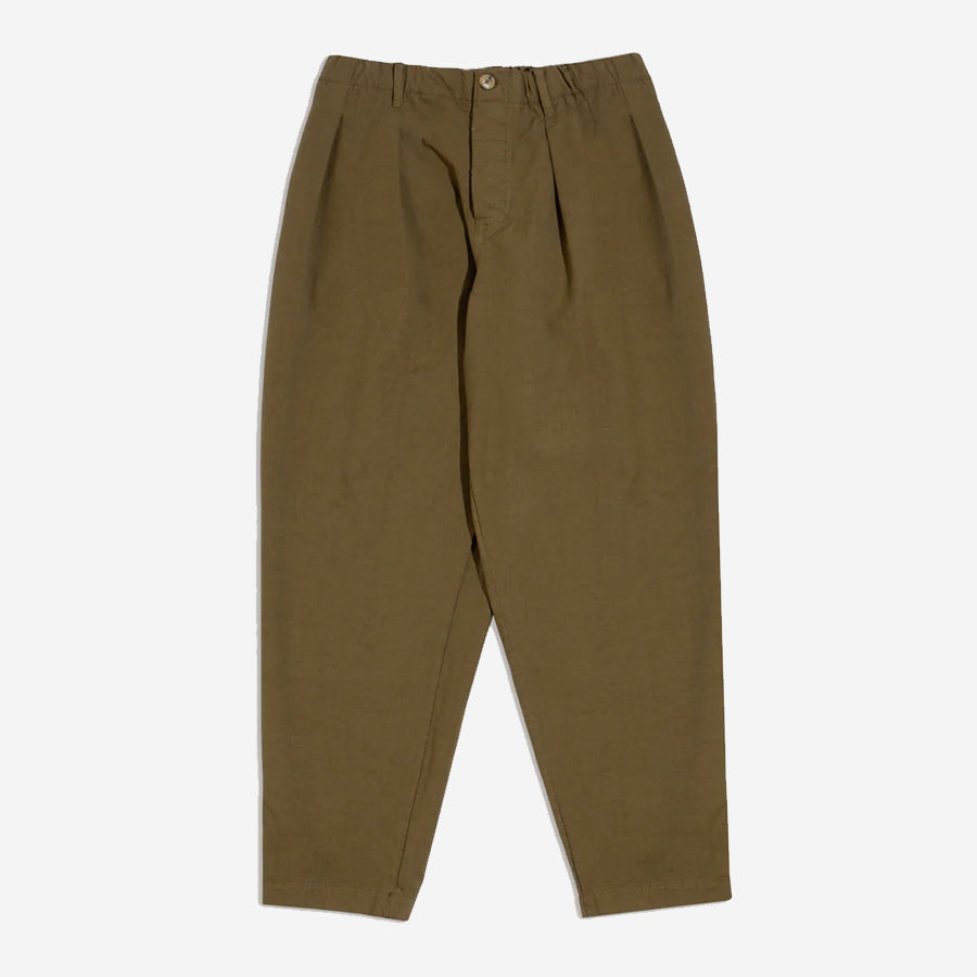 Clyde Ripstop Loose Tapered Trouser - Gamekeeper Green