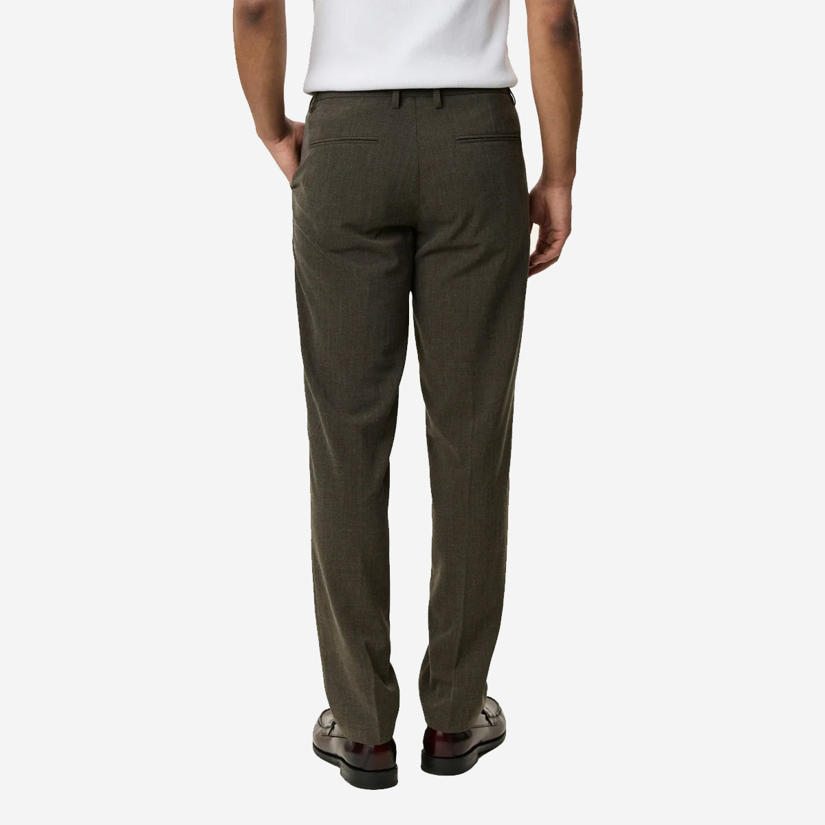 Como Regular Suit Pants - Olive Night