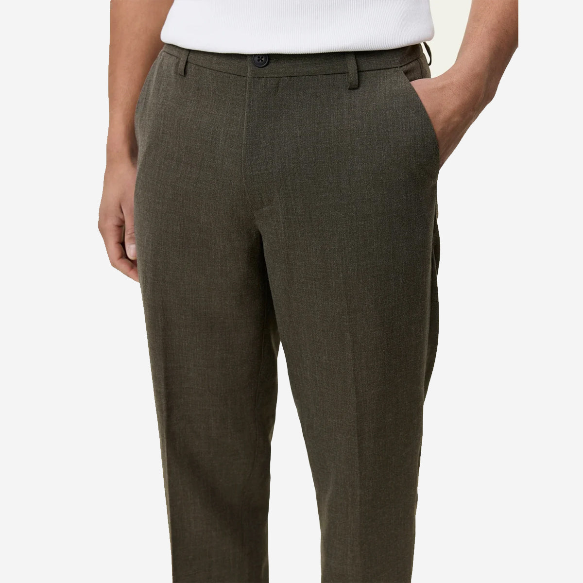 Como Regular Suit Pants - Olive Night