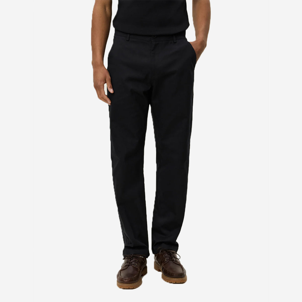 Como Cotton Chinos - Black