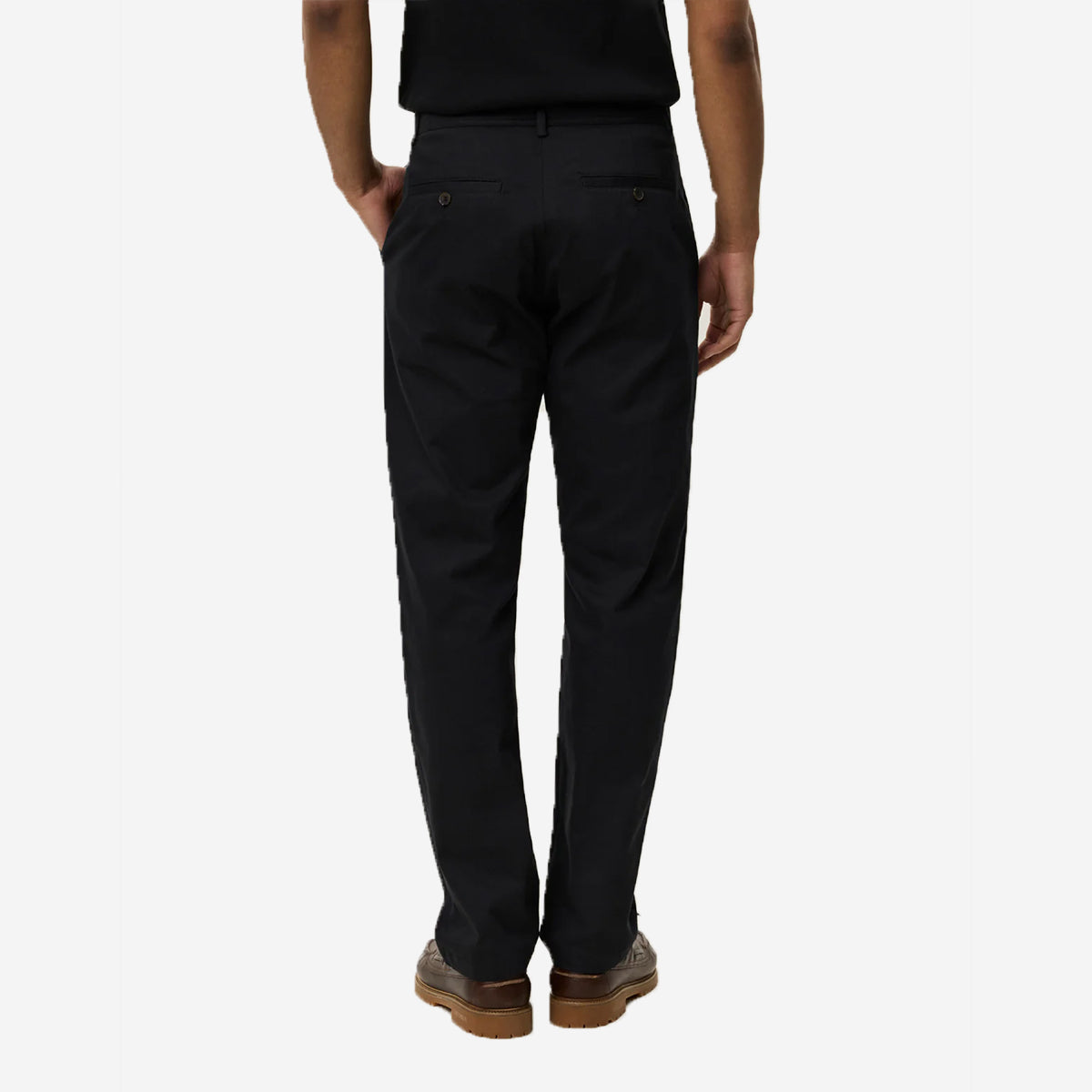 Como Cotton Chinos - Black