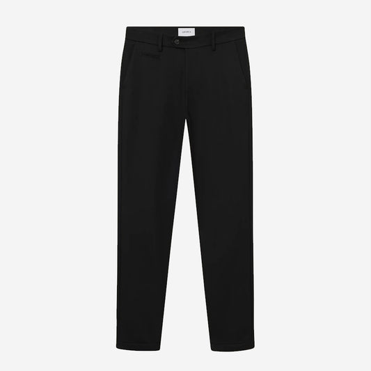 Como Herringbone Suit Pants - Black