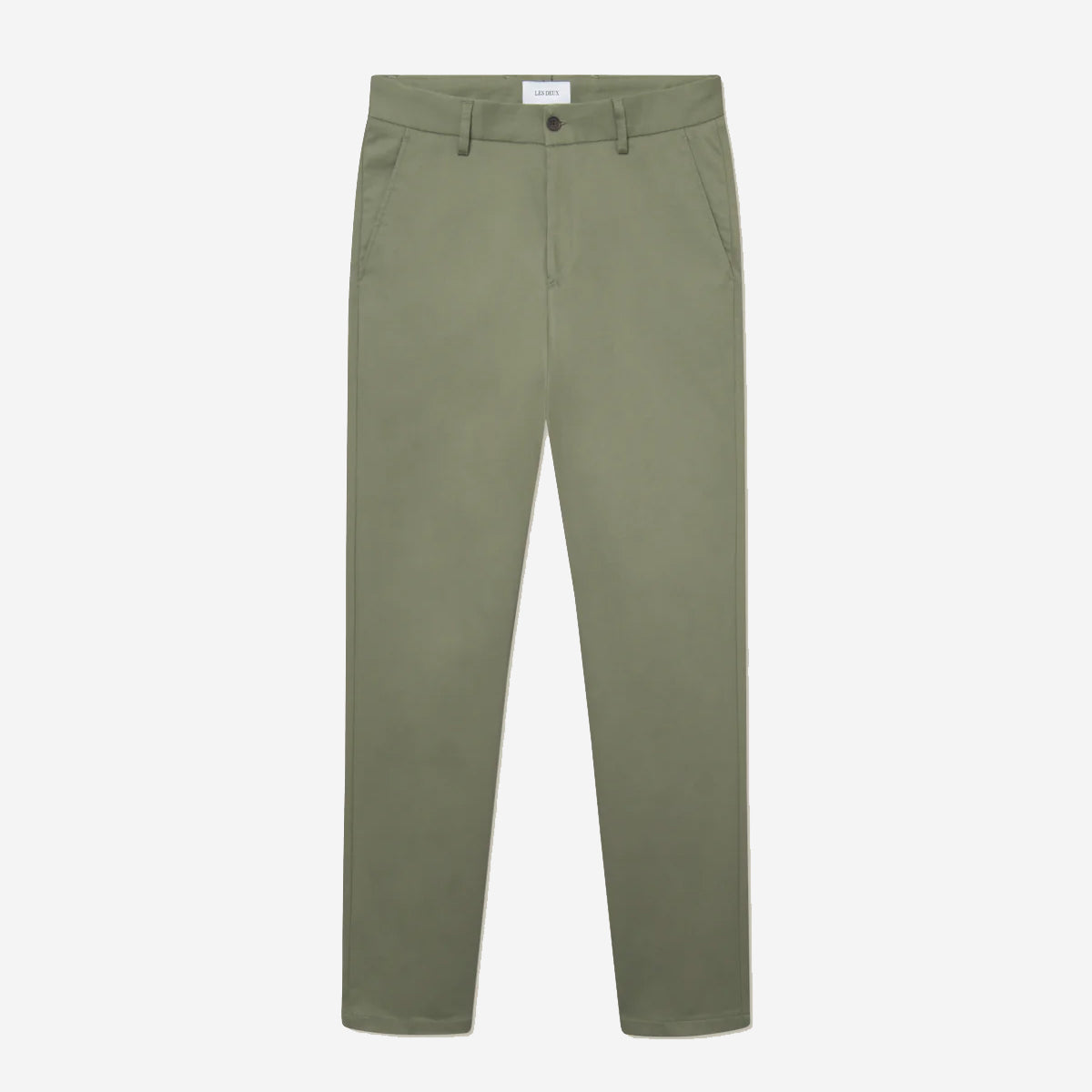 Como Regular Cotton Suit Pants - Lichen Green