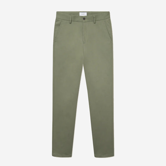 Como Regular Cotton Suit Pants - Lichen Green