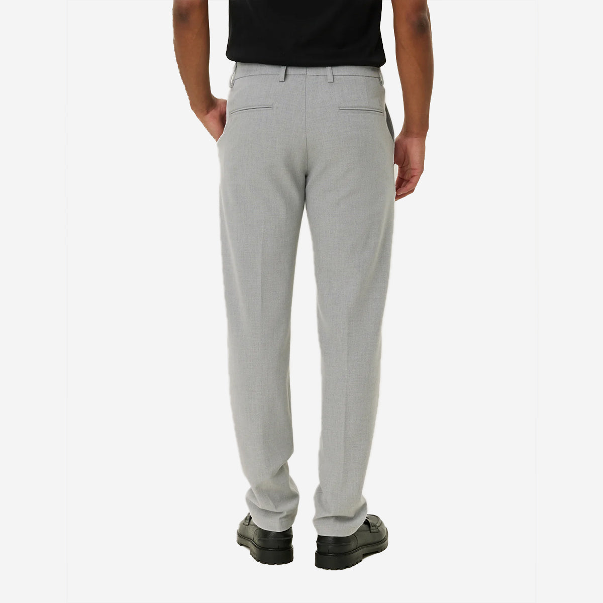 Como Regular Suit Pants - Light Grey Melange