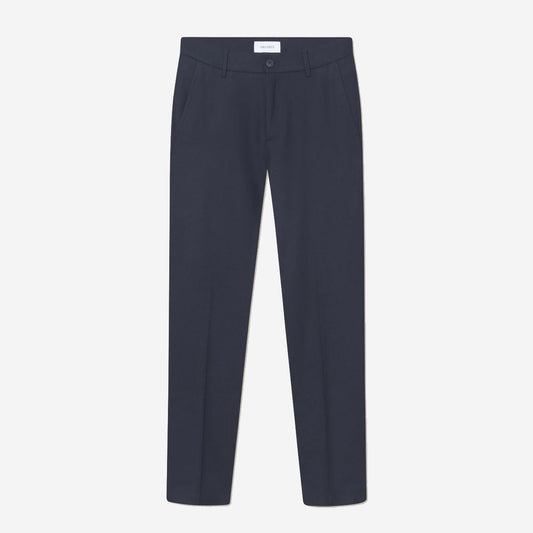 Como Regular Wool Suit Pants - Dark Navy