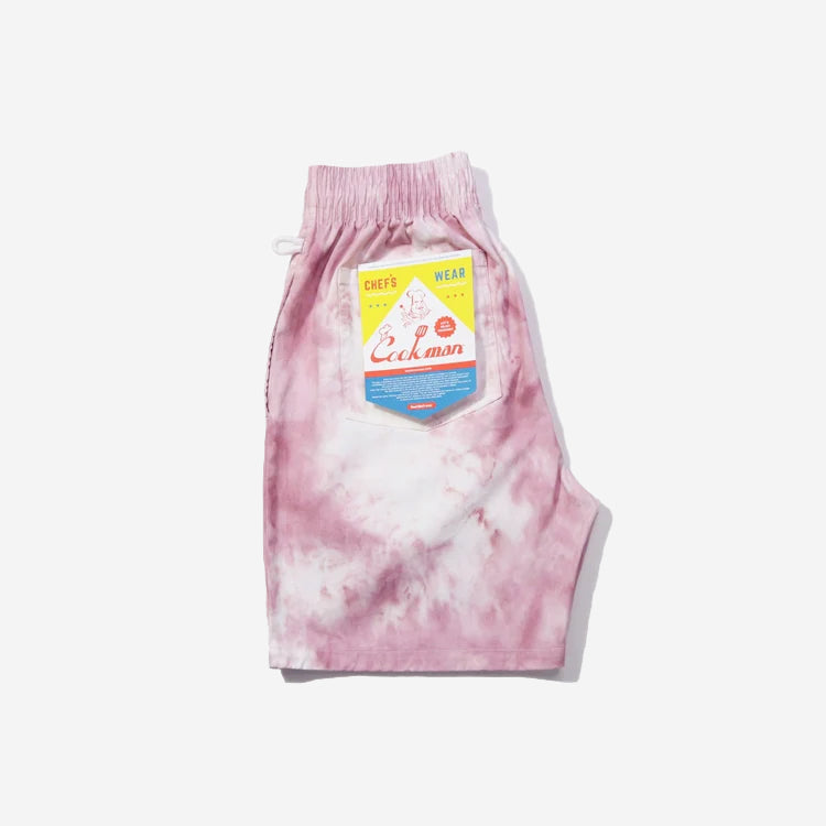 Chef Shorts - Cabernet Stain Tie Dye