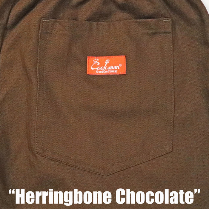 Chef Pants - Chocolate Herringbone