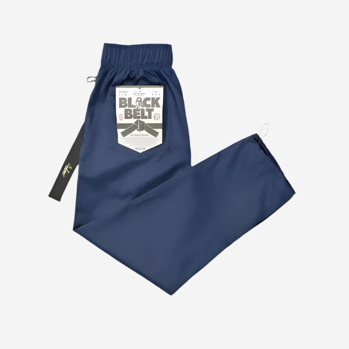 Chef Pants Semi-Wide - Black Belt - Navy
