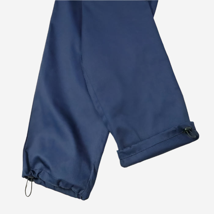 Chef Pants Semi-Wide - Black Belt - Navy