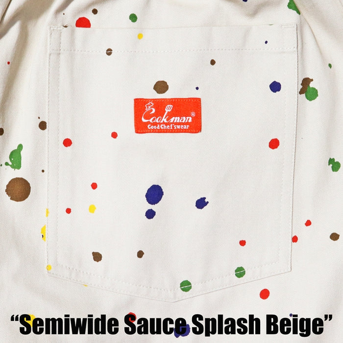 Chef Pants Semi-Wide - Sauce Splash Beige