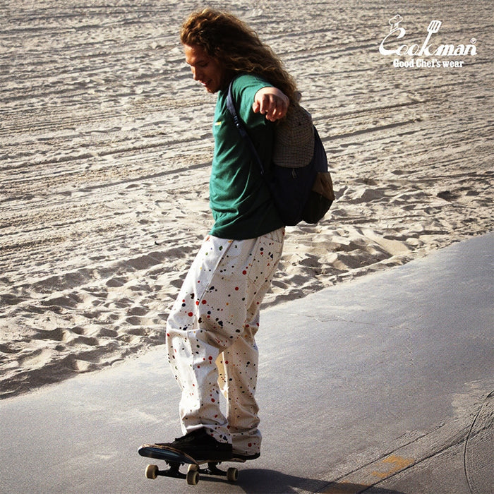 Chef Pants Semi-Wide - Sauce Splash Beige